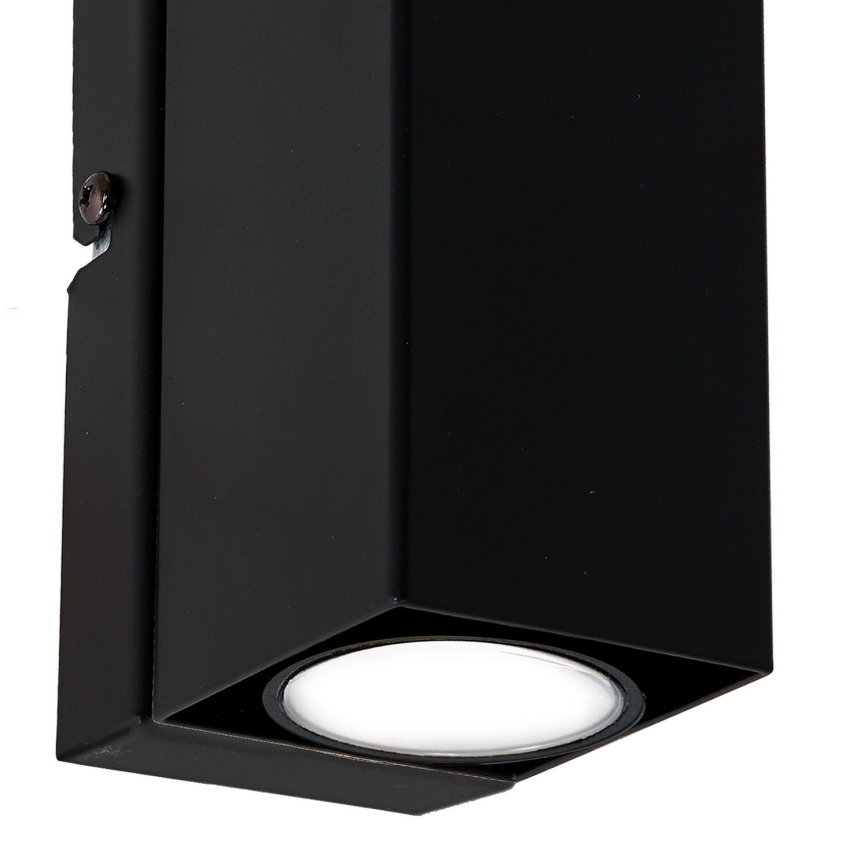 Настінний світильник WALL 1xGU10/8W/230V чорний