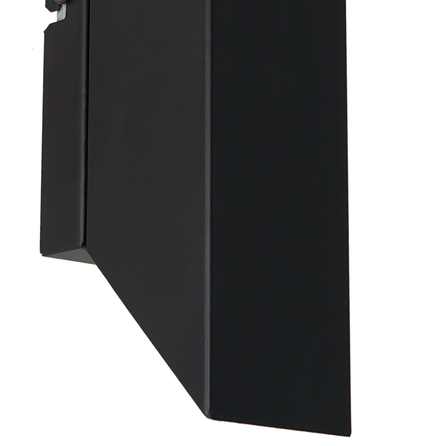 Настінний світильник WALL 2xGU10/8W/230V чорний
