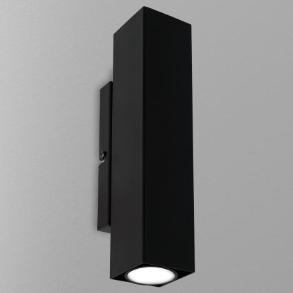 Настінний світильник WALL 2xGU10/8W/230V чорний