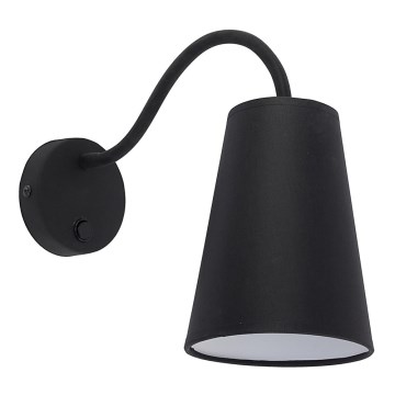 Настінний світильник WIRE BLACK 1xE27/60W/230V
