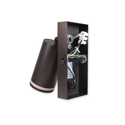 Настінний точковий світильник 1xGU10/35W/230V чорний