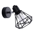 Настінний точковий світильник ARTEMIS 1xE14/40W/230V чорний
