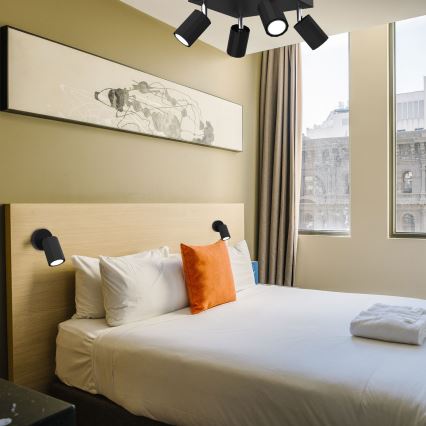 Настінний точковий світильник BELLO 1xGU10/8W/230V чорний