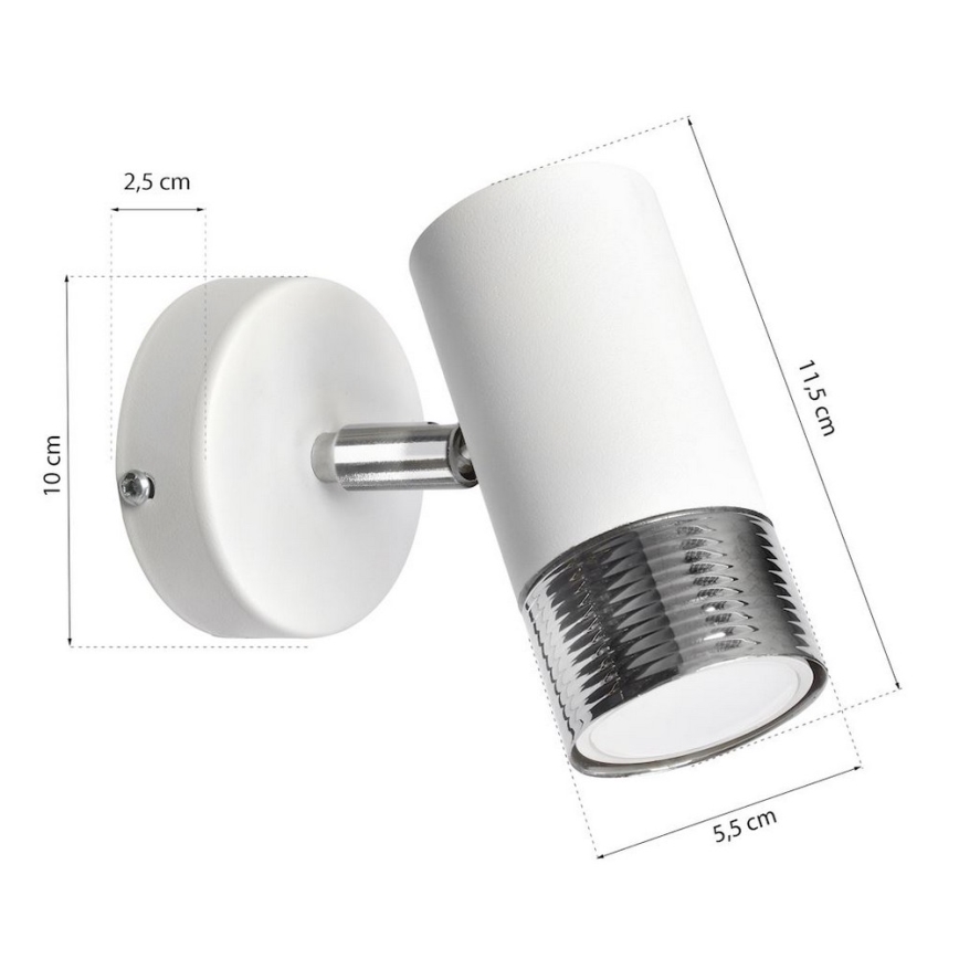 Настінний точковий світильник DANI 1xGU10/8W/230V