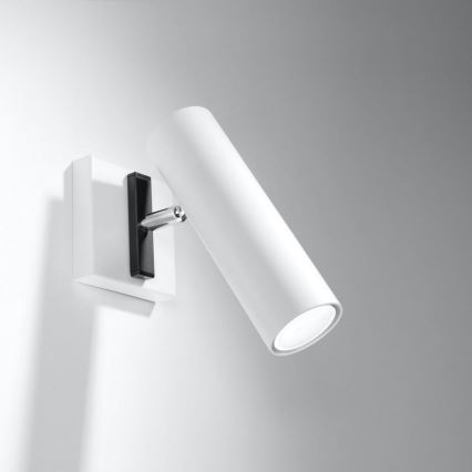 Настінний точковий світильник DIREZIONE 1xGU10/40W/230V білий