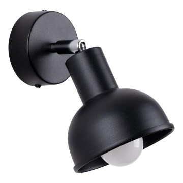 Настінний точковий світильник ELBA 1xE27/15W/230V чорний