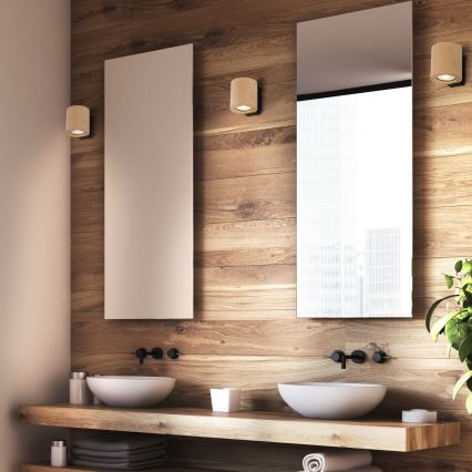 Настінний точковий світильник EVE 1xGU10/10W/230V бук