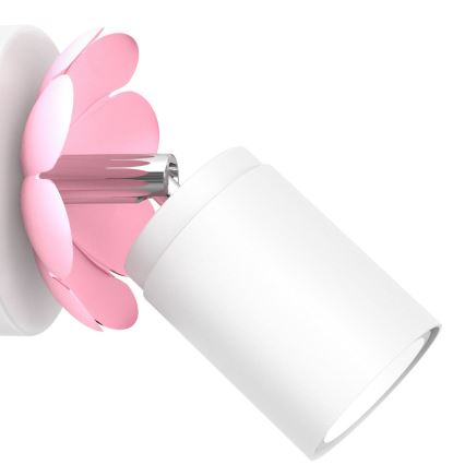 Настінний точковий світильник FLOWER 1xGU10/8W/230V білий