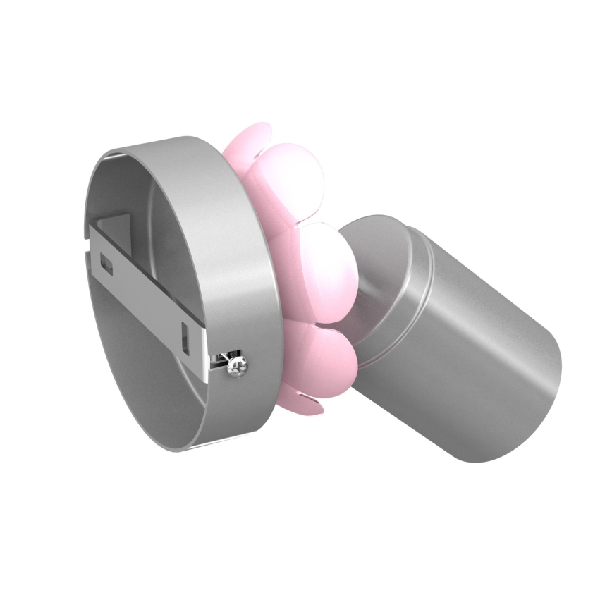 Настінний точковий світильник FLOWER 1xGU10/8W/230V матовий хром