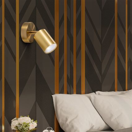 Настінний точковий світильник GOLDI 1xGU10/10W/230V золотий