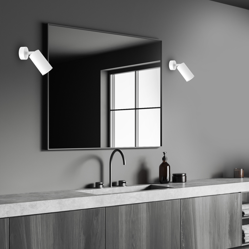 Настінний точковий світильник HUDSON 1xGU10/8W/230V білий