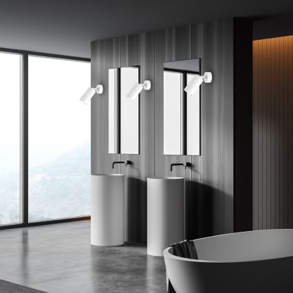 Настінний точковий світильник HUDSON 1xGU10/8W/230V білий