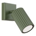 Настінний точковий світильник KARBON 1xGU10/10W/230V зелений