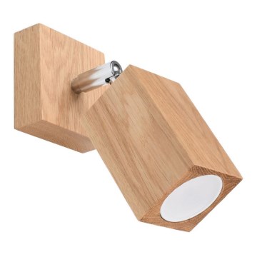 Настінний точковий світильник KEKE 1xGU10/40W/230V дуб