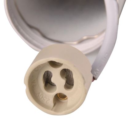 Настінний точковий світильник PARIS 2xGU10/10W/230V білий