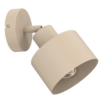 Настінний точковий світильник PARKLA 1xE27/15W/230V бежевий