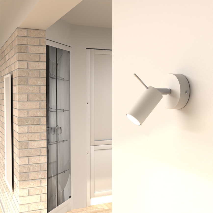 Настінний точковий світильник PRESTON 1xGU10/40W/230V білий