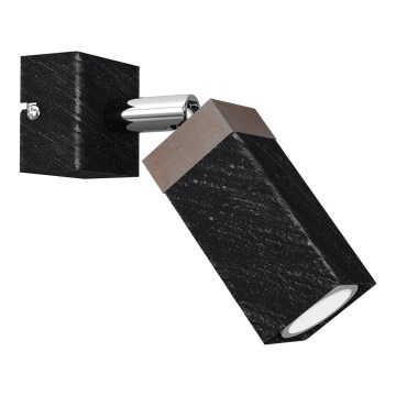 Настінний точковий світильник SOLO 1xGU10/MR11/40W/230V чорний