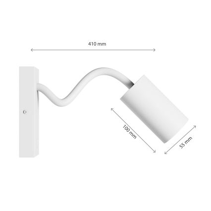 Настінний точковий світильник SQUALLA VARIOSA 1xGU10/10W/230V білий