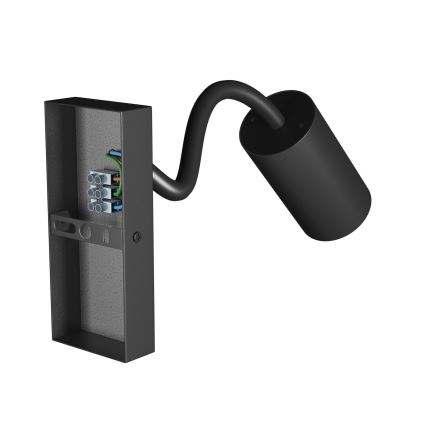 Настінний точковий світильник SQUALLA VARIOSA 1xGU10/10W/230V чорний