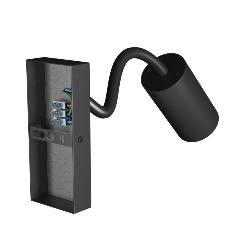 Настінний точковий світильник SQUALLA VARIOSA 1xGU10/10W/230V чорний