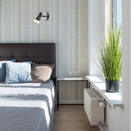 Настінний точковий LED світильник BERG LED/4,2W/230V чорний