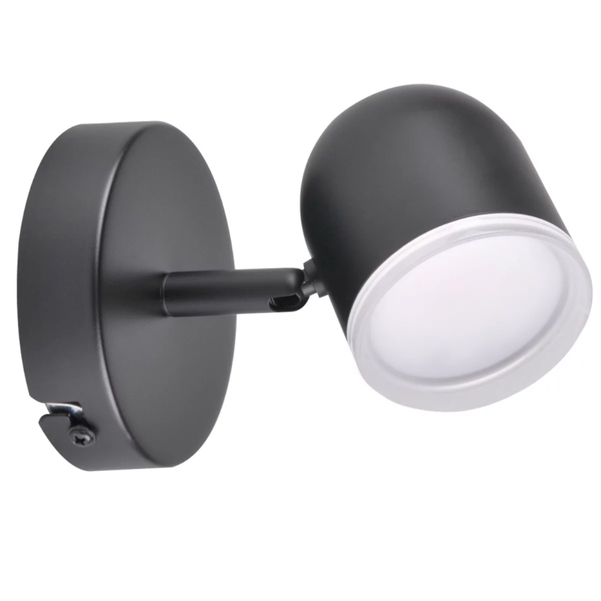 Настінний точковий LED світильник RAWI LED/4,2W/230V чорний