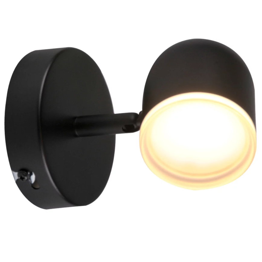 Настінний точковий LED світильник RAWI LED/4,2W/230V чорний