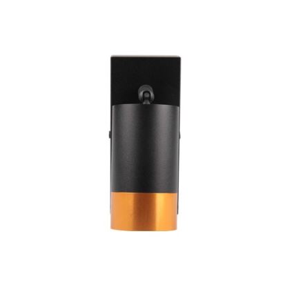 Настінний точковий світильник 1xGU10/35W/230V чорний/золотий
