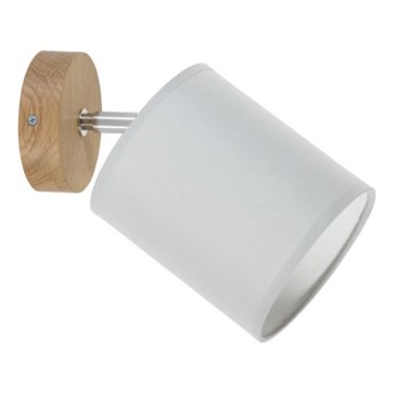 Настінний точковий світильник APRILLIA 1xE27/25W/230V сірий дуб