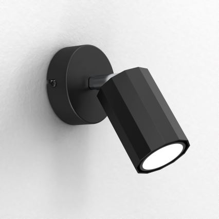 Настінний точковий світильник BELLO 1xGU10/8W/230V чорний