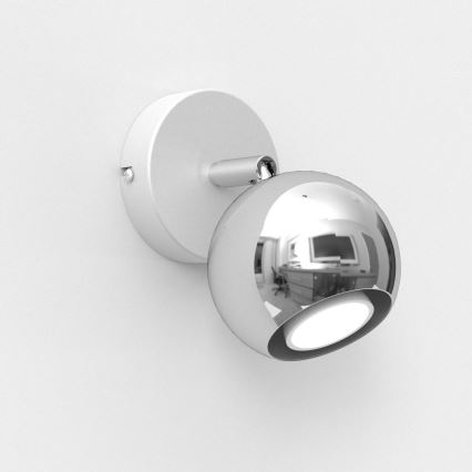 Настінний точковий світильник COMET 1xGU10/8W/230V білий/глянцевий хром