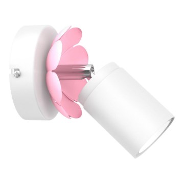 Настінний точковий світильник FLOWER 1xGU10/8W/230V білий