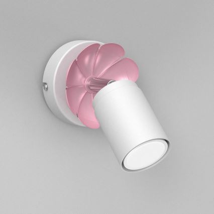 Настінний точковий світильник FLOWER 1xGU10/8W/230V білий