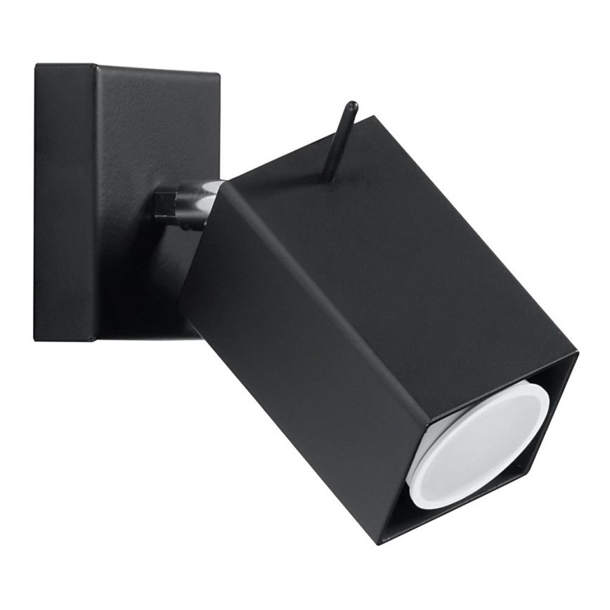 Настінний точковий світильник MERIDA 1xGU10/40W/230V чорний