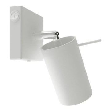 Настінний точковий світильник RING 1xGU10/40W/230V білий