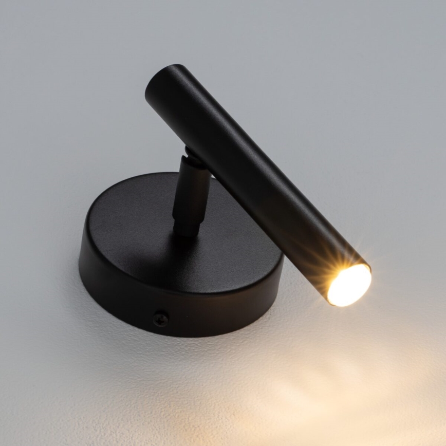 Настінний точковий світильник STALACTITE 1xG9/2,5W/230V чорний