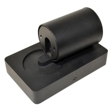 Настінний точковий світильник TAFT 1xGU10/30W/230V USB чорний