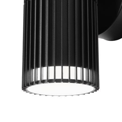 Настінний вуличний точковий світильник LANTHEA 1xGU10/11W/230V IP44 чорний
