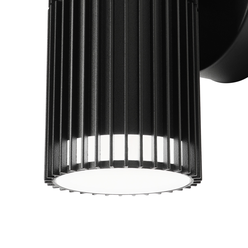 Настінний вуличний точковий світильник LANTHEA 1xGU10/11W/230V IP44 чорний