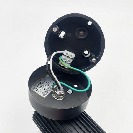 Настінний вуличний точковий світильник LANTHEA 1xGU10/11W/230V IP44 чорний