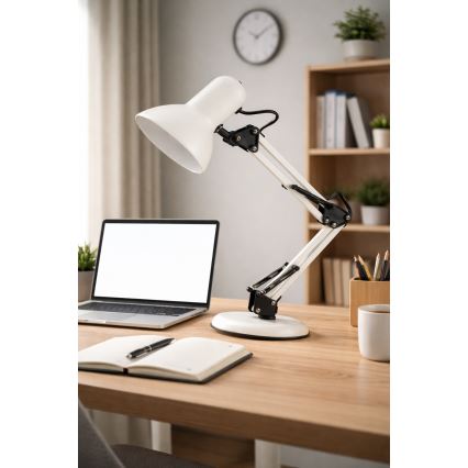 Настольная лампа 1xE14/25W/230V белая