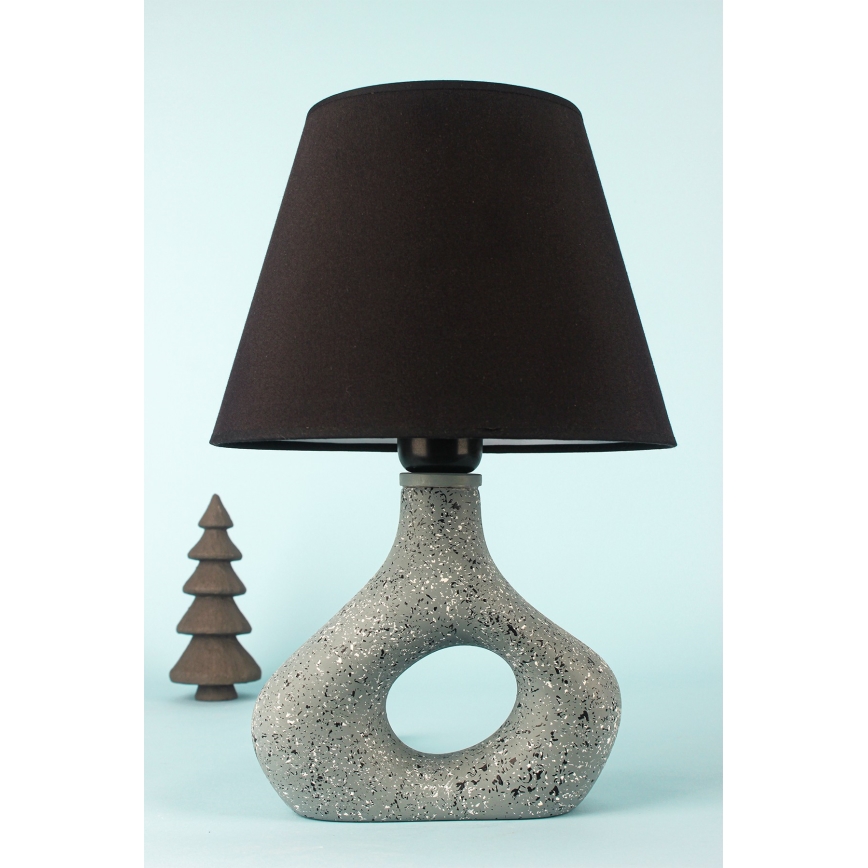 Настольная лампа 1xE27/40W/230V черный/зеленый