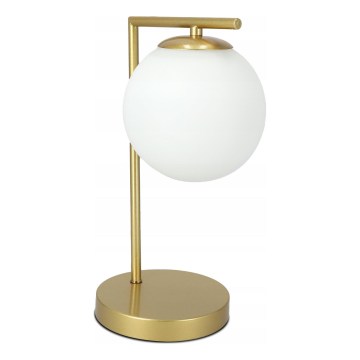 Настольная лампа 1xE27/40W/230V золотая/белая