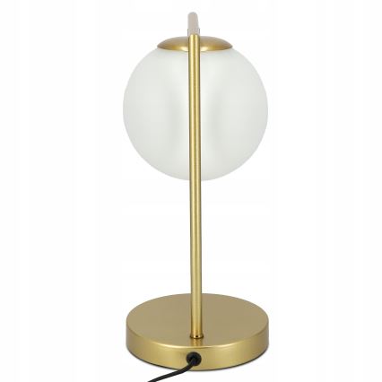 Настольная лампа 1xE27/40W/230V золотая/белая