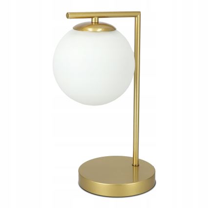 Настольная лампа 1xE27/40W/230V золотая/белая