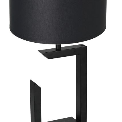 Настольная лампа 1xE27/60W/230V 45 cm черная/белая