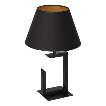 Настольная лампа 1xE27/60W/230V 45 cm черная/золотая