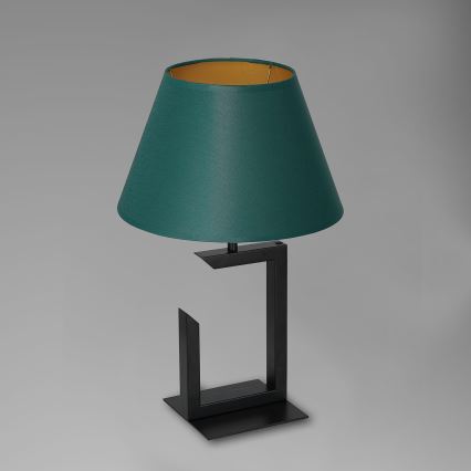 Настольная лампа 1xE27/60W/230V 45 cm зеленая/золотая