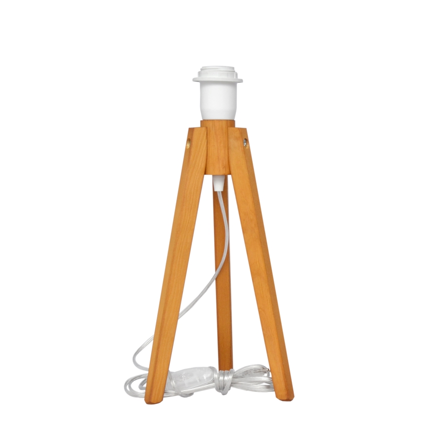 Настольная лампа ALBA 1xE27/15W/230V белый/дуб